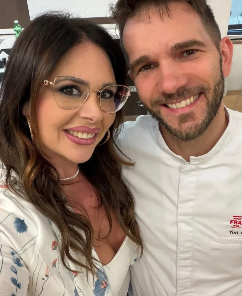 Nadya a un incontro di formazione